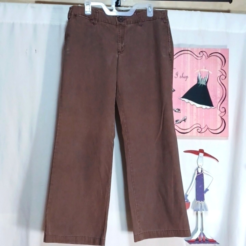 Tommy Hilfiger lady's jeans size 12 in a beautiful brown cotton